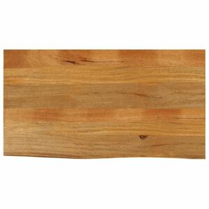 vidaXL tömör mangófa természetes élű asztallap 100 x 60 x 3, 8 cm kép