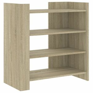 vidaXL sonoma tölgy színű szerelt fa tálalószekrény 73, 5 x 35 x 75 cm kép