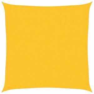 vidaXL sárga HDPE napvitorla 160 g/m² 2, 5 x 2, 5 m kép