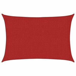 vidaXL piros HDPE napvitorla 160 g/m² 2 x 2, 5 m kép