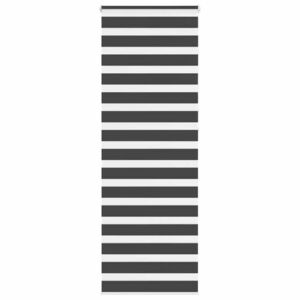 vidaXL zebrafüggönnyel fekete szövetszélesség 85, 9 cm poliészter kép