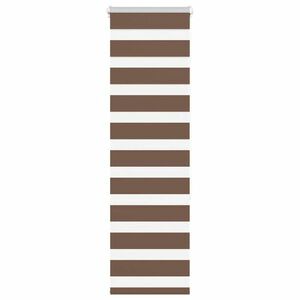 vidaXL zebrafüggönnyel barna szövetszélesség 40, 9 cm poliészter kép