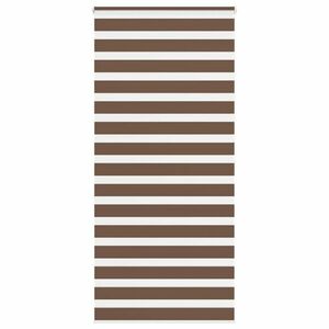 vidaXL zebrafüggönnyel barna szövetszélesség 110, 9 cm poliészter kép