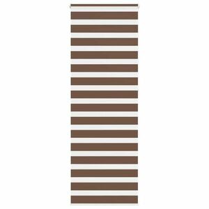vidaXL zebrafüggönnyel barna szövetszélesség 85, 9 cm poliészter kép