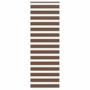 vidaXL zebrafüggönnyel barna szövetszélesség 85, 9 cm poliészter kép
