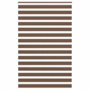 vidaXL zebrafüggönnyel barna szövetszélesség 145, 9 cm poliészter kép