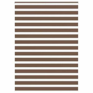 vidaXL zebrafüggönnyel barna szövetszélesség 160, 9 cm poliészter kép