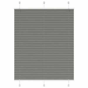 vidaXL pliszírozott redőny antracit 110x100 cm szövetszélesség 109, 4cm kép