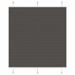 vidaXL pliszírozott redőny fekete 120x100 cm szövetszélesség 119, 4 cm kép