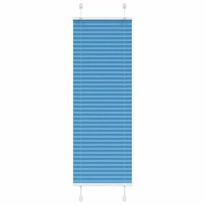 vidaXL pliszírozott redőny kék 45x100 cm szövetszélesség 44, 4 cm kép