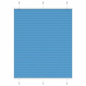 vidaXL pliszírozott redőny kék 110x100 cm szövetszélesség 109, 4 cm kép