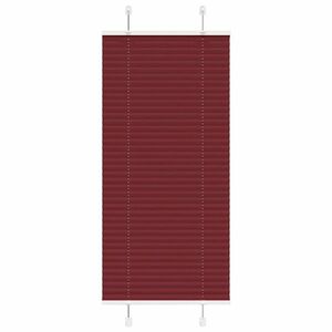 vidaXL pliszírozott redőny Bordeaux piros 60x100 cm Szövetszélesség kép