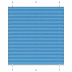 vidaXL pliszírozott redőny kék 120x150 cm szövetszélesség 119, 4 cm kép