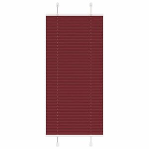 vidaXL pliszírozott redőny Bordeaux piros 55x150 cm Szövetszélesség kép