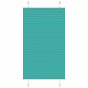 vidaXL pliszírozott redőny Benzinzöld 70x150 cm szövetszélesség kép