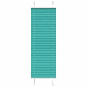 vidaXL pliszírozott redőny Benzinzöld 50x100 cm szövetszélesség kép
