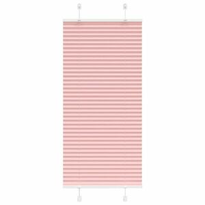 vidaXL pliszírozott redőny rózsaszín 65x150 cm szövetszélesség 64, 4 cm kép