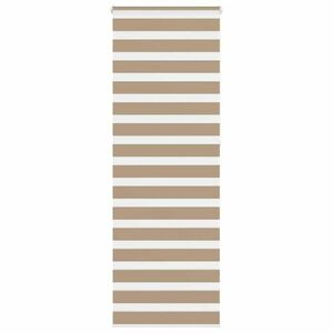 vidaXL zebrafüggönnyel homokbarna szövetszélesség 85, 9 cm poliészter kép