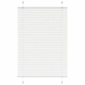 vidaXL pliszírozott redőny Fehér 95x100 cm szövetszélesség 94, 4 cm kép