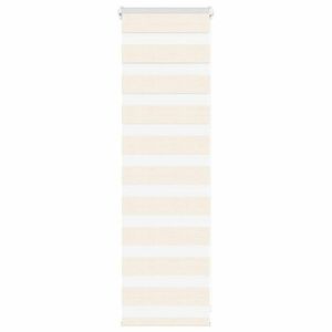 vidaXL zebrafüggönnyel márványbézs szövetszélesség 35, 9 cm poliészter kép