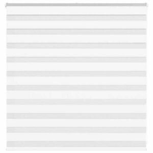 vidaXL zebrafüggönnyel fehér szövetszélesség 135, 9 cm poliészter kép