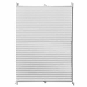 vidaXL Plisse Roló 80 x 100 cm Fehér Redős Roló kép