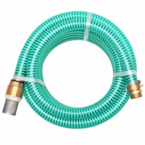 vidaXL zöld szívótömlő sárgaréz csatlakozókkal 10 m 25 mm kép