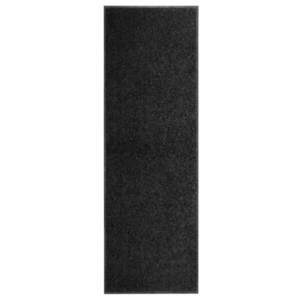 vidaXL fekete kimosható lábtörlő 60 x 180 cm kép