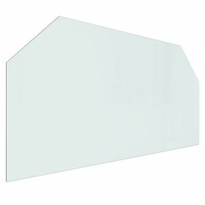 vidaXL hatszög alakú kandalló-üveglap 120 x 60 cm kép