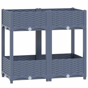 vidaXL polipropilén magaságyás 80 x 40 x 71 cm kép