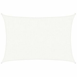 vidaXL fehér HDPE napvitorla 160 g/m² 2, 5 x 4 m kép