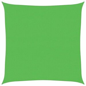 vidaXL világoszöld HDPE napvitorla 160 g/m² 4 x 4 m kép