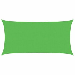 vidaXL világoszöld HDPE napvitorla 160 g/m² 3 x 6 m kép