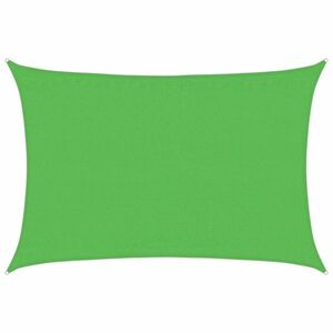 vidaXL világoszöld HDPE napvitorla 160 g/m² 3, 5 x 5 m kép