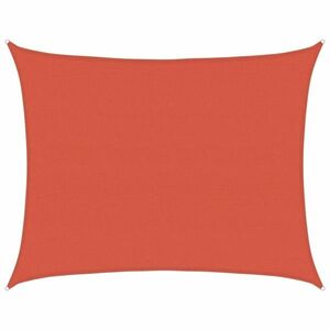 vidaXL terrakotta HDPE napvitorla 160 g/m² 6 x 7 m kép