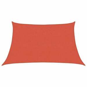 vidaXL terrakotta HDPE napvitorla 160 g/m² 3/4 x 2 m kép