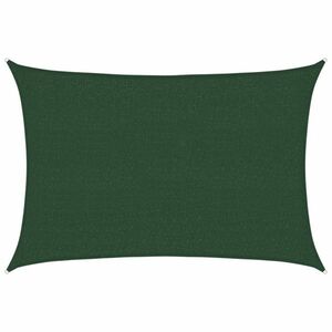 vidaXL sötétzöld HDPE napvitorla 160 g/m² 2, 5 x 4 m kép