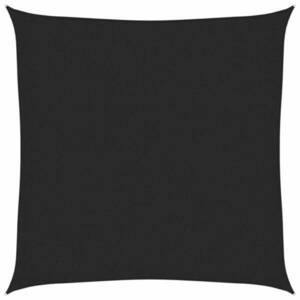 vidaXL fekete HDPE napvitorla 160 g/m² 2 x 2 m kép