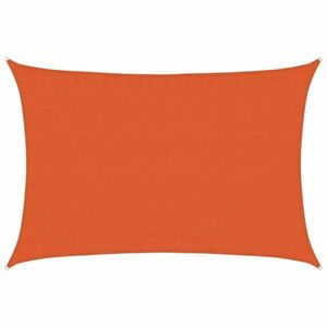 vidaXL narancssárga HDPE napvitorla 160 g/m² 3, 5 x 4, 5 m kép