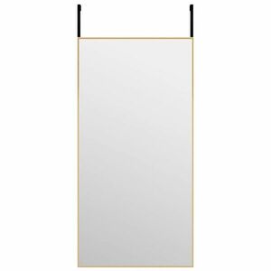 vidaXL arany üveg és alumínium ajtótükör 40x80 cm kép