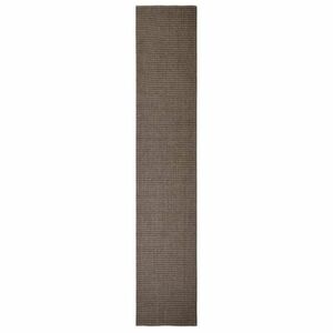 vidaXL barna természetes szizálszőnyeg 66x350 cm kép