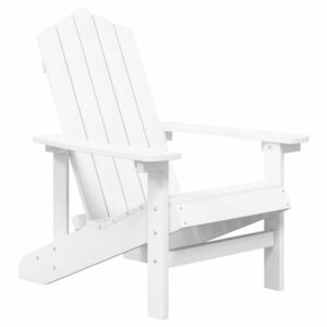 fehér HDPE kerti adirondack szék kép