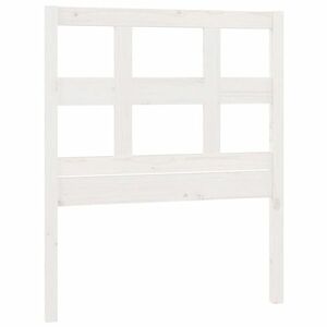 vidaXL fehér tömör fenyőfa ágyfejtámla 95, 5 x 4 x 100 cm kép