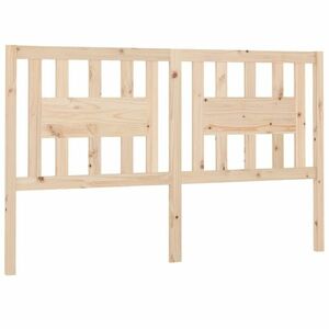 vidaXL tömör tömör fenyőfa fejtámla 146 x 4 x 100 cm kép