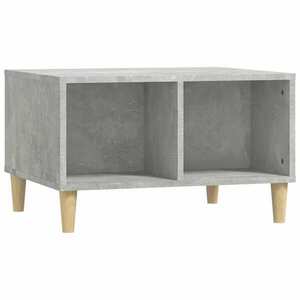 Betonszürke szerelt fa dohányzóasztal 60 x 50 x 36, 5 cm kép