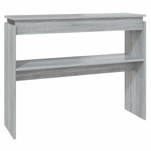 vidaXL szürke sonoma színű szerelt fa tálalóasztal 102 x 30 x 80 cm kép