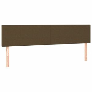 2 db sötétbarna szövet fejtámla 100x5x78/88 cm kép