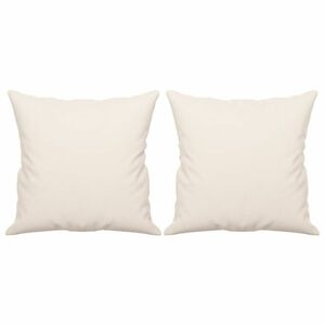 vidaXL 2 db bézs mikroszálas díszpárna 40 x 40 cm kép