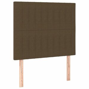 2 db sötétbarna szövet fejtámla 80 x 5 x 78/88 cm kép