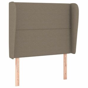 vidaXL tópszínű szövet fejtámla szárnyakkal 83 x 23 x 118/128 cm kép
